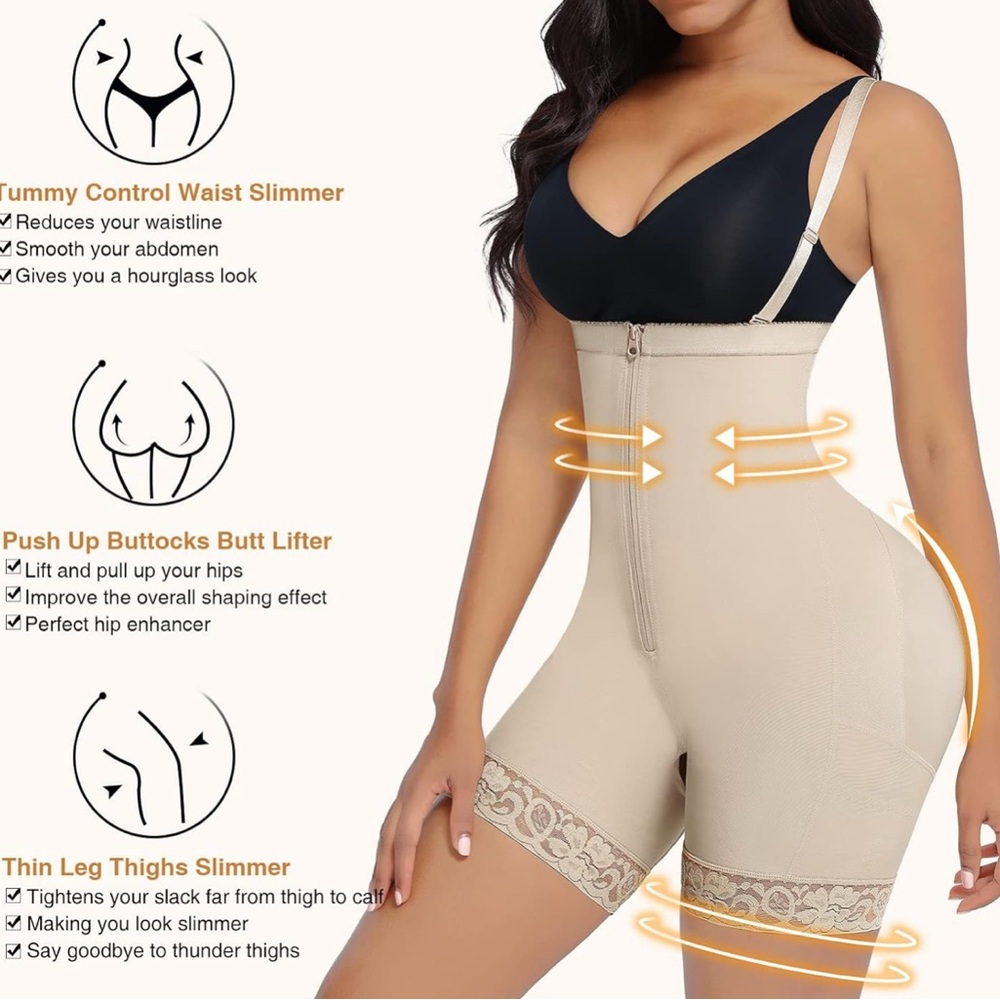 Lover-Beauty Shapewear 3XL for Women Tummy Control Faja Butt Lifter Body Shaper